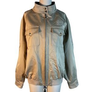 Miu Miu Classic Cord Chino Blouson Jacket Size 38 IT / US 2